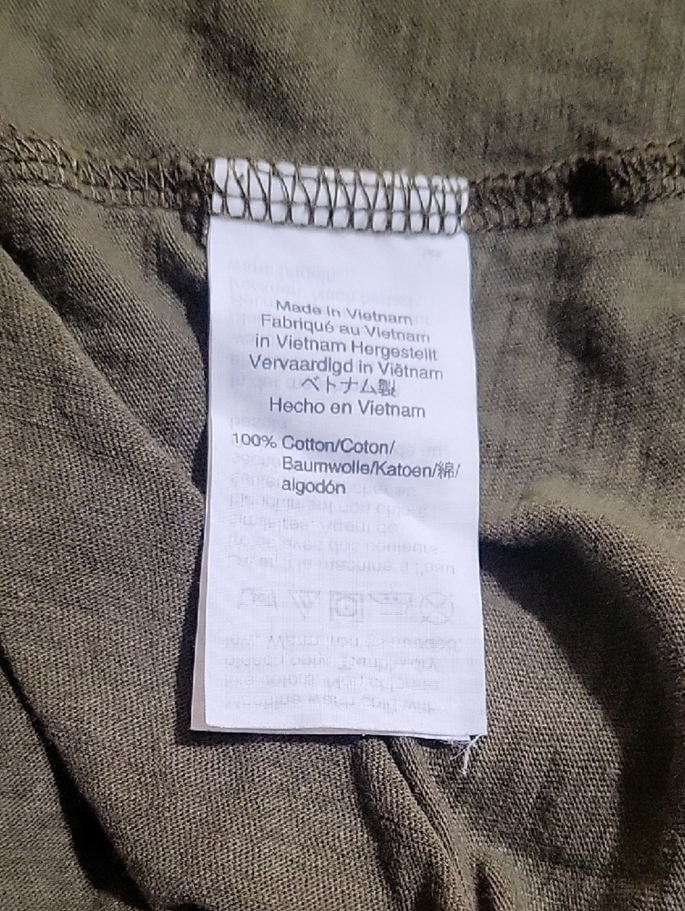 Madewell Olive Green V-Neck Pocket Tank Top Small Sleeveless Casual Tee - Picture 7 of 7